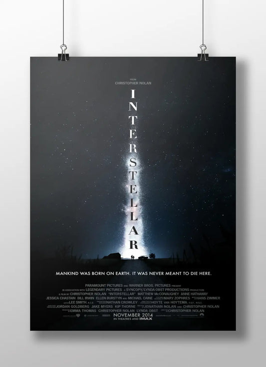 Interstellar "Mankind Was Born on Earth" Poster