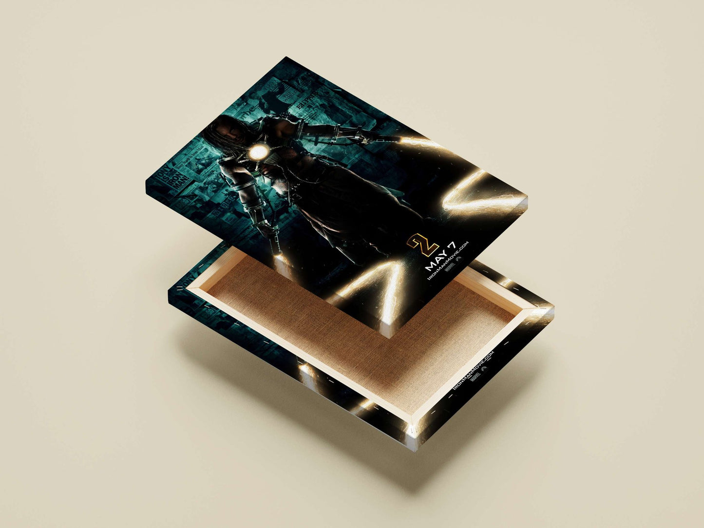 James Rhodes as War Machine (Iron Man 2) Main Subject: James Rhodes as War Machine (Iron Man 2) Canvas wall art — Superhero