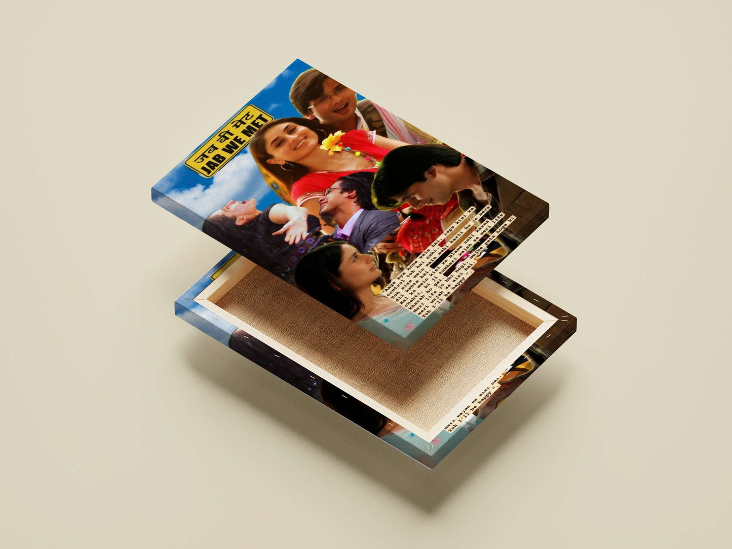 The Bollywood film "Jab We Met" (2007) Jab We Met - Romantic Icon Poster