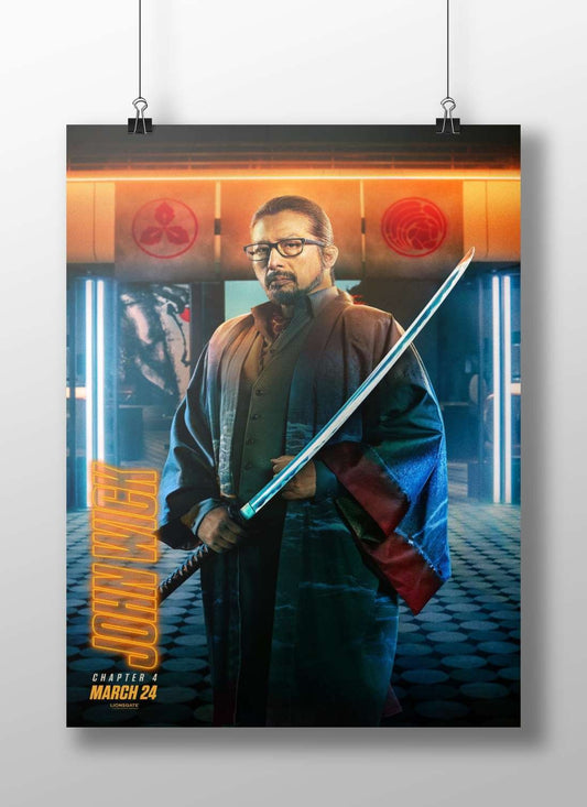 John Wick Chapter 4 Main Subject: John Wick Chapter 4 Matte BoizzBoard rigid print — Hollywood wall art India | PosterBoizz