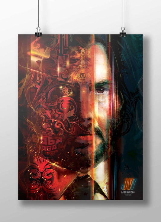 John Wick (character from the John Wick franchise, specifically John Wick 4) Main Subject: John Wick (character from the