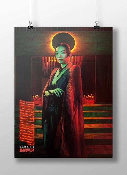 John Wick Chapter 4 Main Subject: John Wick Chapter 4 Matte BoizzBoard rigid print — Hollywood wall art India | PosterBoizz