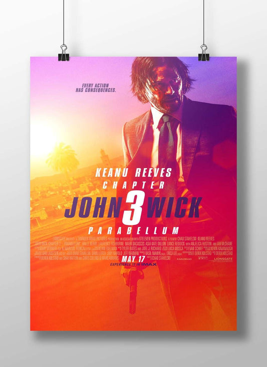 John Wick: Chapter 3 - Parabellum Main Subject: John Wick: Chapter 3 - Parabellum Matte BoizzBoard rigid print — Hollywood