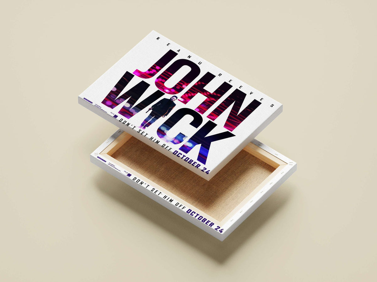John Wick (franchise) Main Subject: John Wick (franchise) Canvas wall art — Hollywood wall art India | PosterBoizz