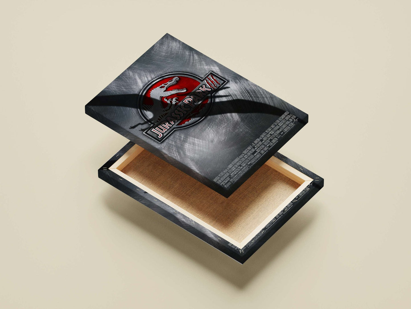 Jurassic Park III (film) Main Subject: Jurassic Park III (film) Canvas wall art — Bollywood wall art India | PosterBoizz