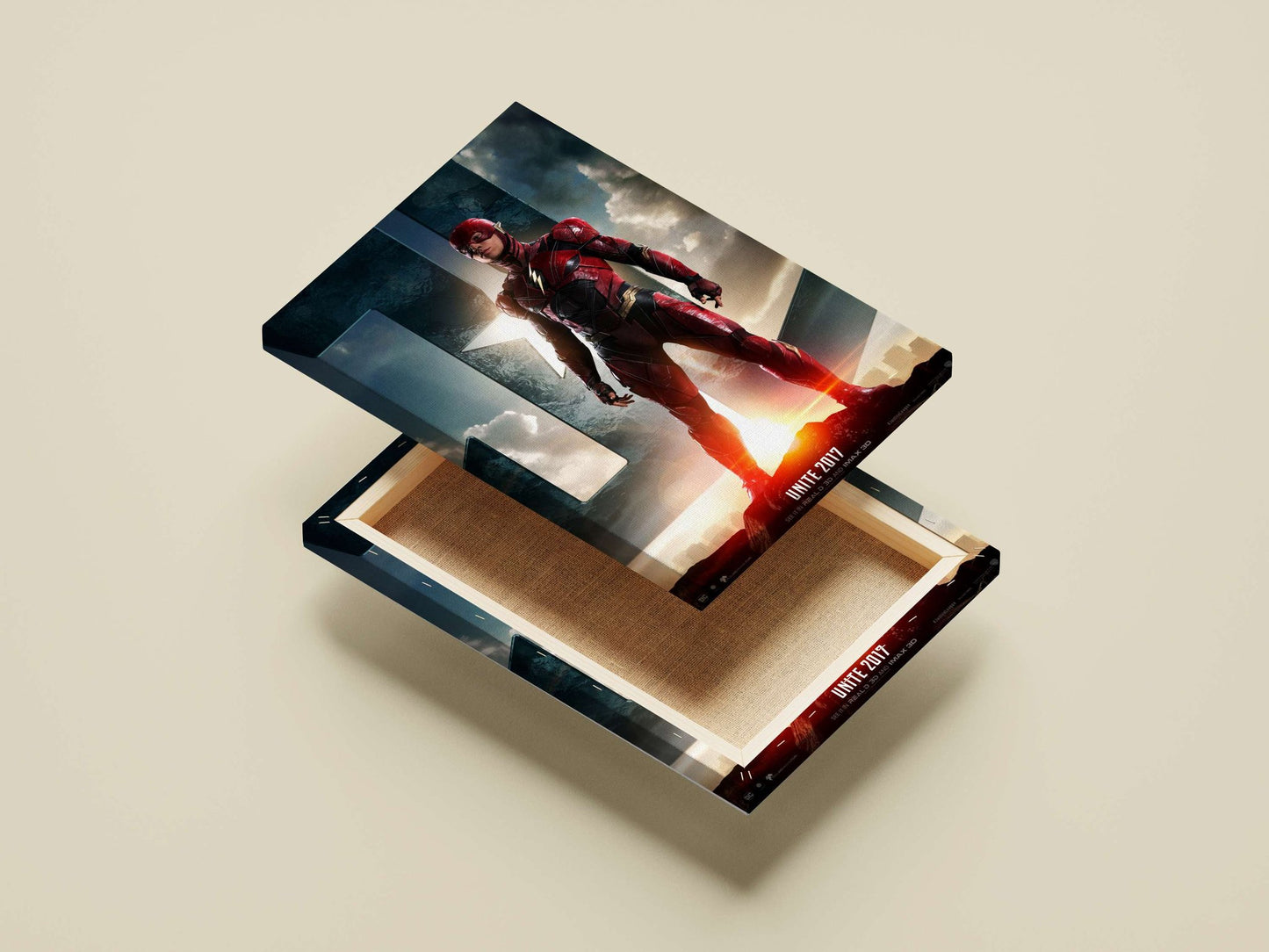 The Flash (Barry Allen) from DC Comics' Justice League franchise. Main Subject: The Flash (Barry Allen) from DC Comics'