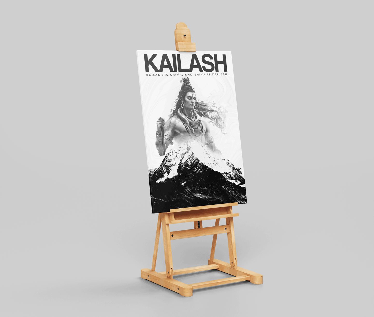 Kailash Poster – Spiritual Wall Art for Yoga & Home Decor
