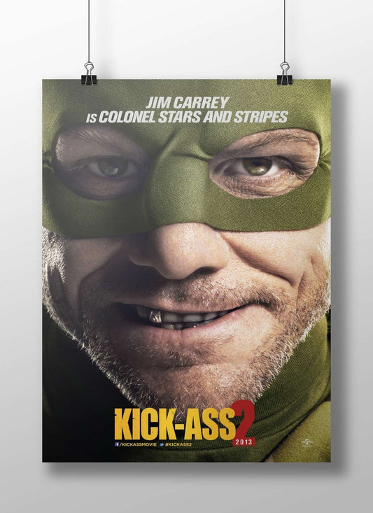 Colonel Stars and Stripes (from Kick-Ass 2) Main Subject: Colonel Stars and Stripes (from Kick-Ass 2) Matte BoizzBoard rigid