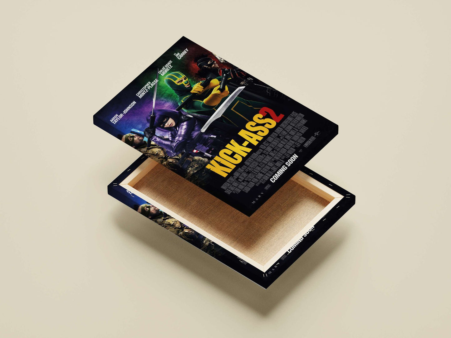 Kick-Ass 2 film franchise Main Subject: Kick-Ass 2 film franchise Canvas wall art — Superhero wall art India | PosterBoizz