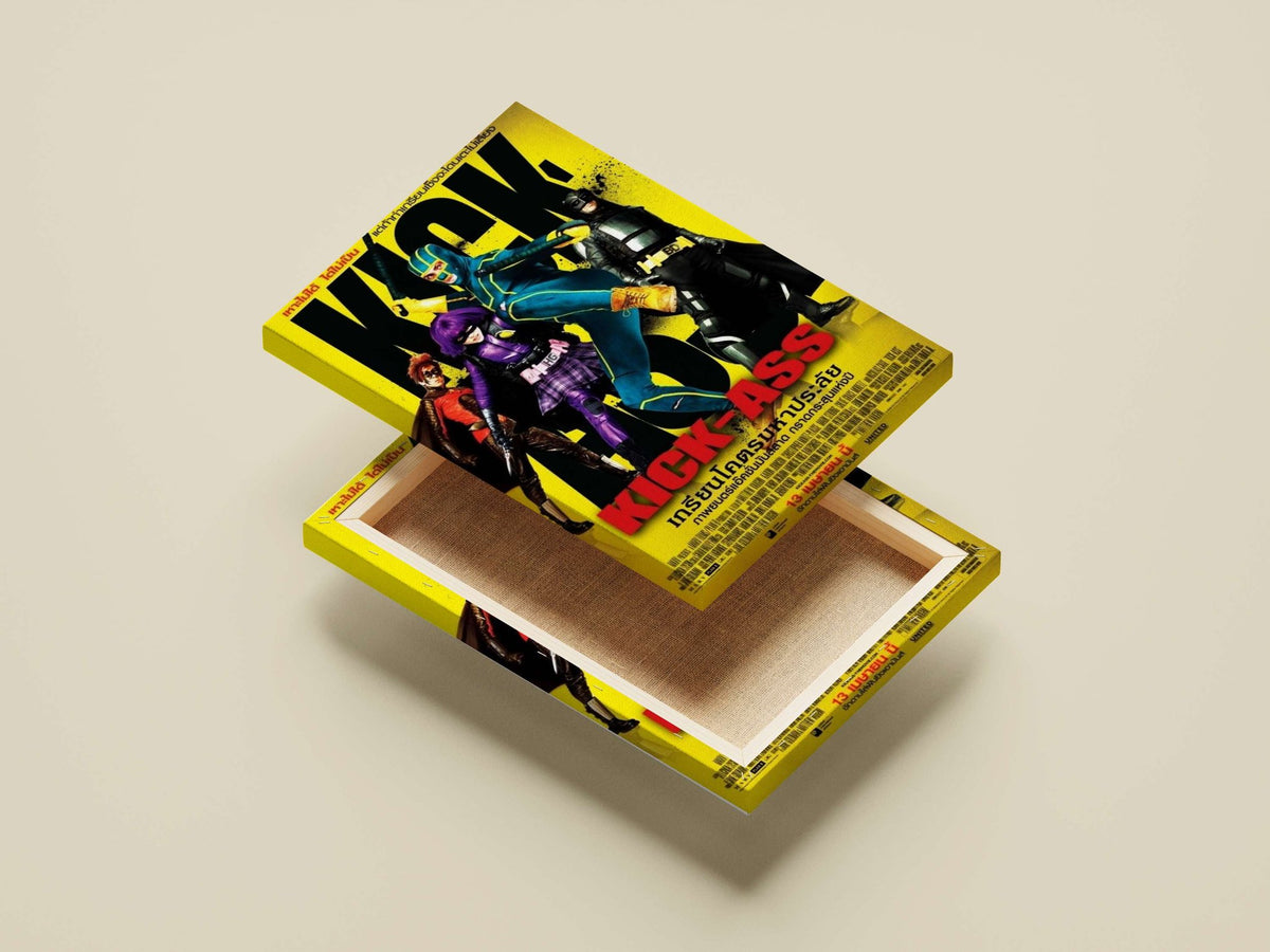 The "Kick-Ass" film franchise Main Subject: The "Kick-Ass" film franchise Canvas wall art — Hollywood wall art India |
