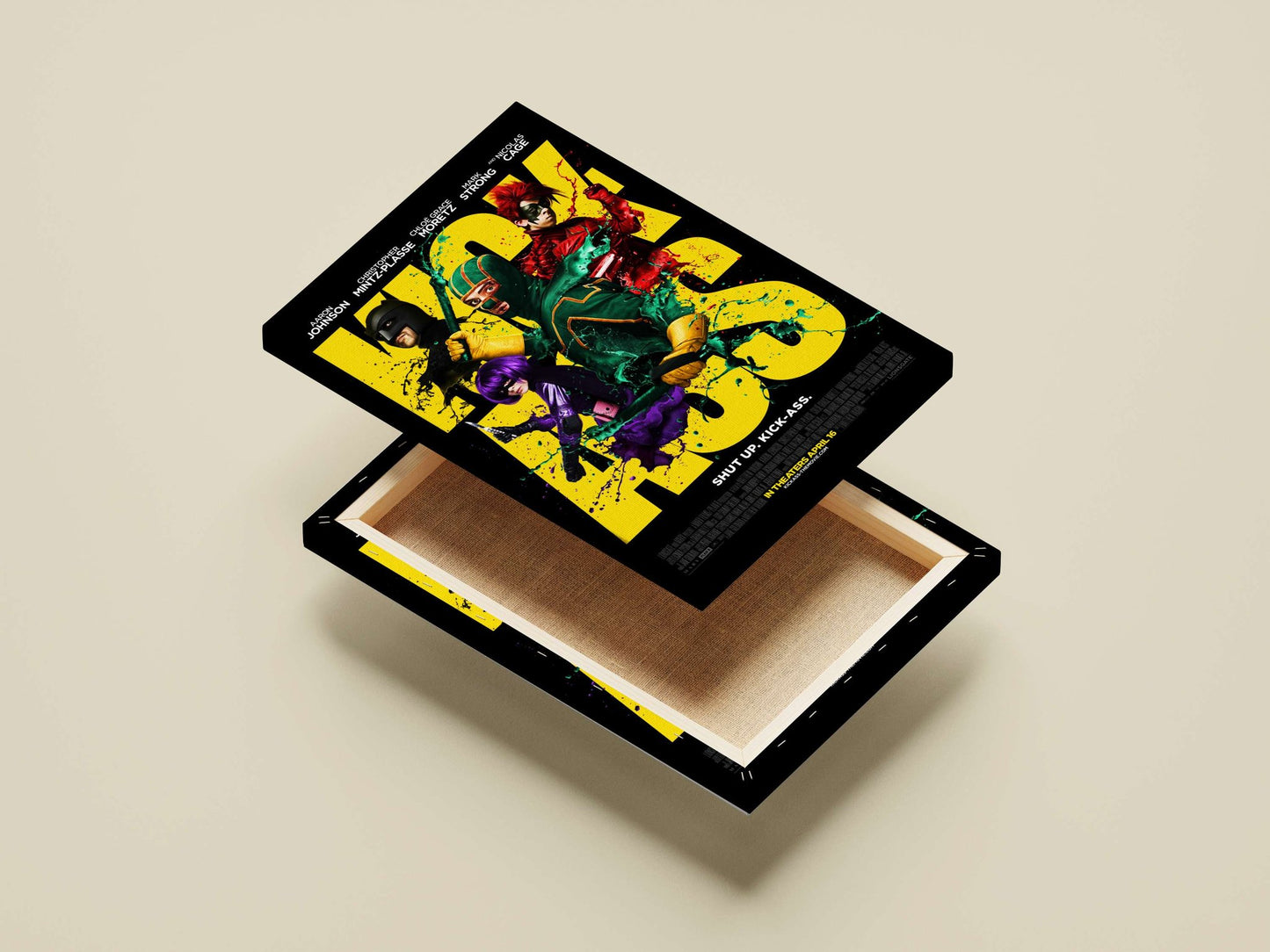 Kick-Ass franchise (2010 film) Main Subject: Kick-Ass franchise (2010 film) Canvas wall art — Bollywood wall art India |