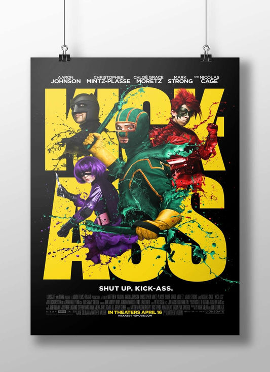 Kick-Ass franchise (2010 film) Main Subject: Kick-Ass franchise (2010 film) Matte BoizzBoard rigid print — Bollywood wall