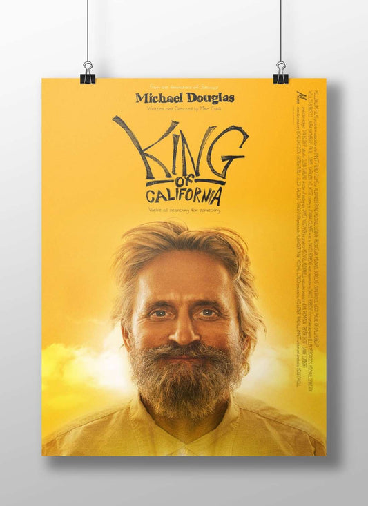 Michael Douglas Main Subject: Michael Douglas Matte BoizzBoard rigid print — Hollywood wall art India | PosterBoizz