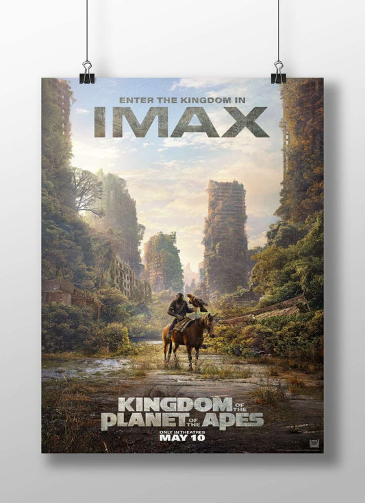 Kingdom of the Planet of the Apes Main Subject: Kingdom of the Planet of the Apes Matte BoizzBoard rigid print — Superhero