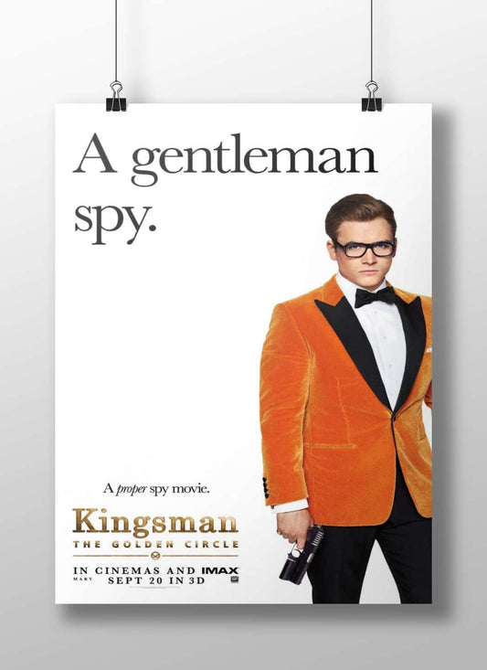 Kingsman: The Golden Circle Main Subject: Kingsman: The Golden Circle Matte BoizzBoard rigid print — Hollywood wall art