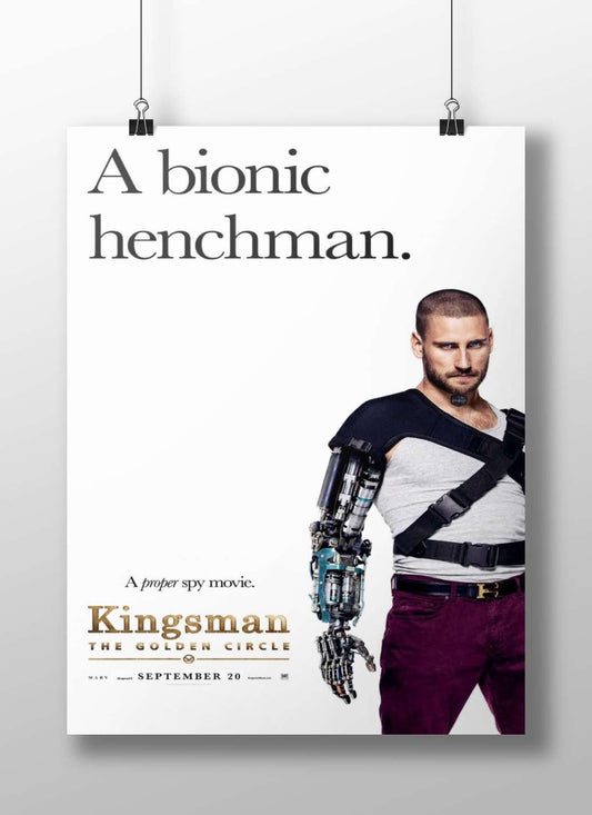 Kingsman: The Golden Circle (franchise) Main Subject: Kingsman: The Golden Circle (franchise) Matte BoizzBoard rigid print —