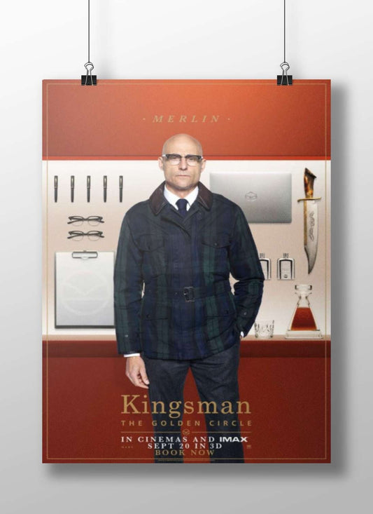 Merlin (character from Kingsman: The Golden Circle franchise) Main Subject: Merlin (character from Kingsman: The Golden