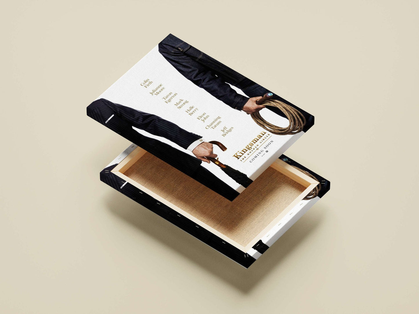 Kingsman: The Golden Circle movie poster Main Subject: Kingsman: The Golden Circle movie poster Canvas wall art — Bollywood