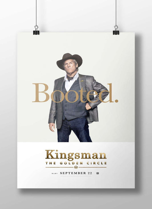 Marv from Kingsman: The Golden Circle Main Subject: Marv from Kingsman: The Golden Circle Matte BoizzBoard rigid print —