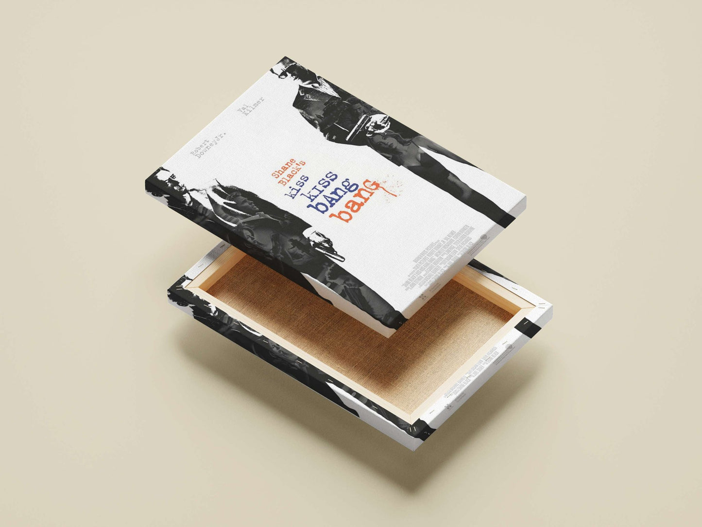 Shane Black's Kiss Kiss Bang Bang Main Subject: Shane Black's Kiss Kiss Bang Bang Canvas wall art — Bollywood wall art India