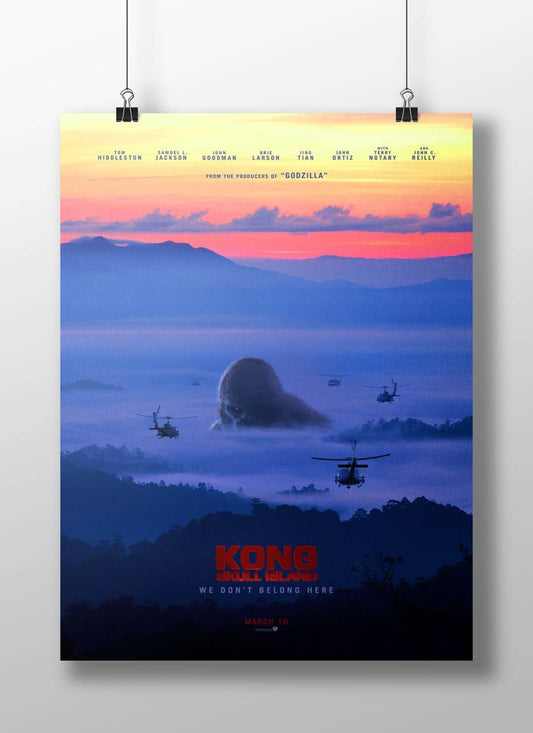 Kong (King Kong franchise character) in "Kong: Skull Island". Main Subject: Kong (King Kong franchise character) in "Kong: