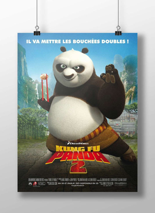 Po (the panda), Kung Fu Panda franchise Main Subject: Po (the panda), Kung Fu Panda franchise Matte BoizzBoard rigid print —