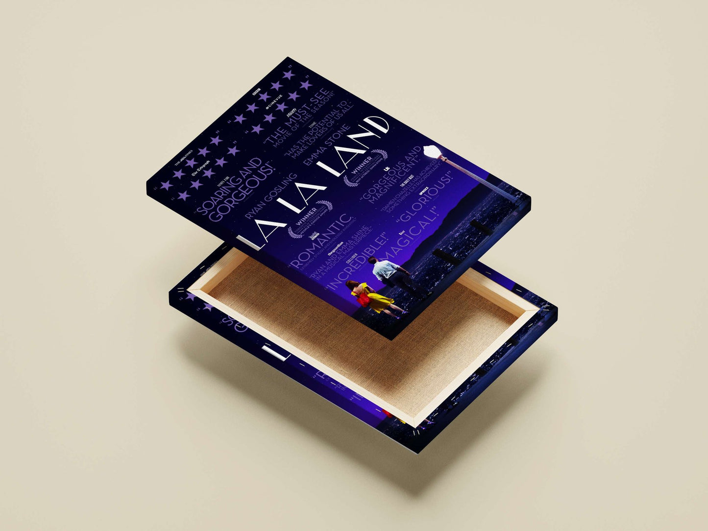 La La Land Main Subject: La La Land Canvas wall art — Bollywood wall art India | PosterBoizz