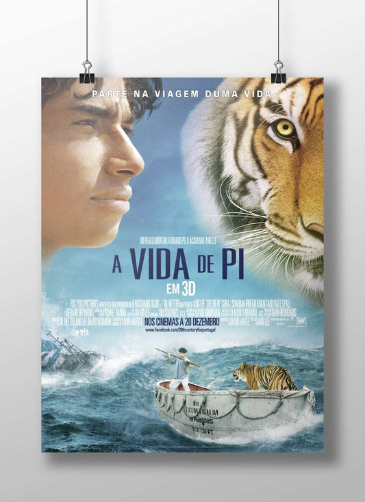 Life of Pi (film) Main Subject: Life of Pi (film) Matte BoizzBoard rigid print — Bollywood wall art India | PosterBoizz