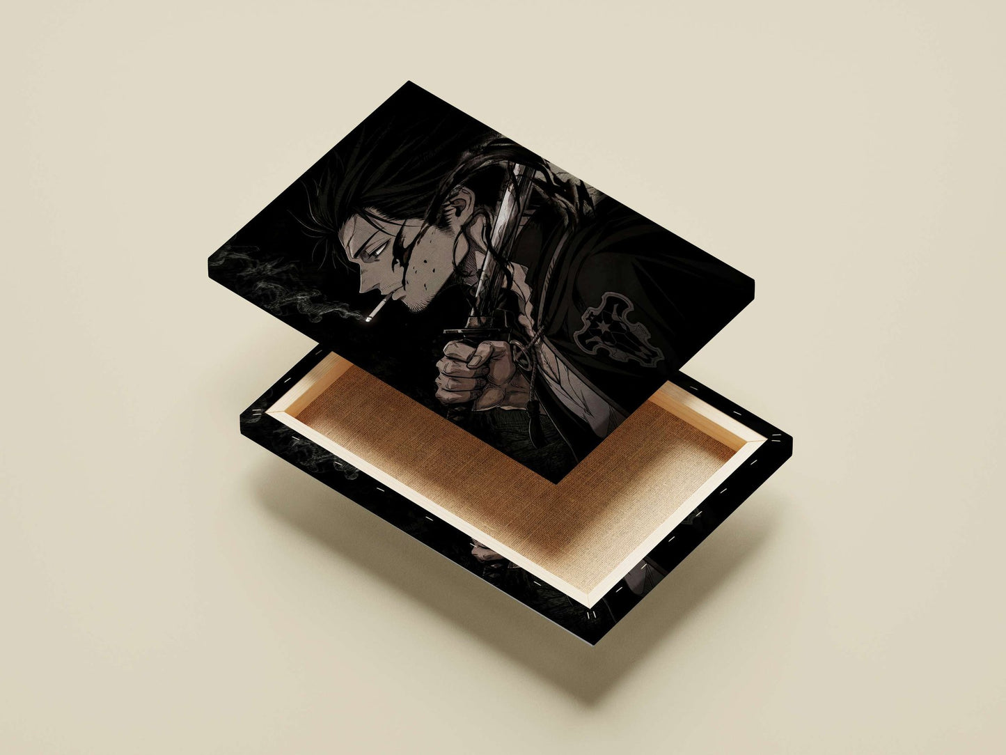 Light Yagami from Death Note Main Subject: Light Yagami from Death Note Canvas wall art — Anime wall art India | PosterBoizz