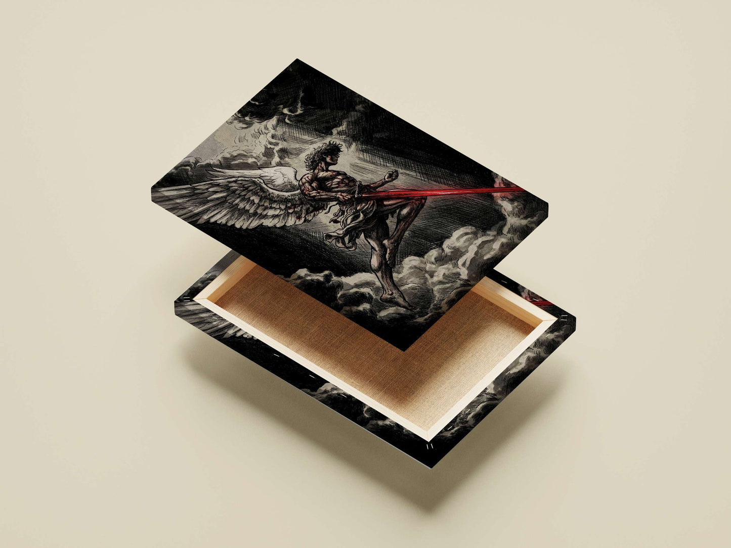 Guts from Berserk manga/anime franchise Main Subject: Guts from Berserk manga/anime franchise Canvas wall art — Anime wall