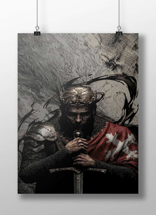 Geralt of Rivia (from The Witcher franchise) Main Subject: Geralt of Rivia (from The Witcher franchise) Matte BoizzBoard