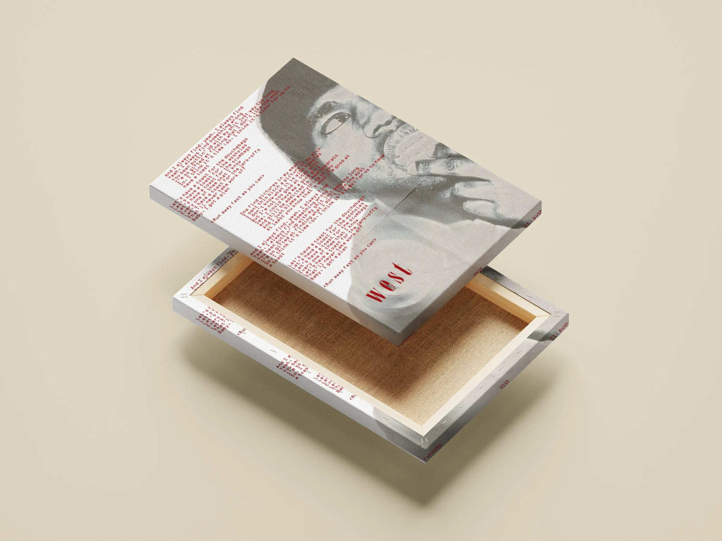 Kanye West “Runaway” Lyrics Poster – Minimalist Hip-Hop Wall Art Print ft. Pusha T