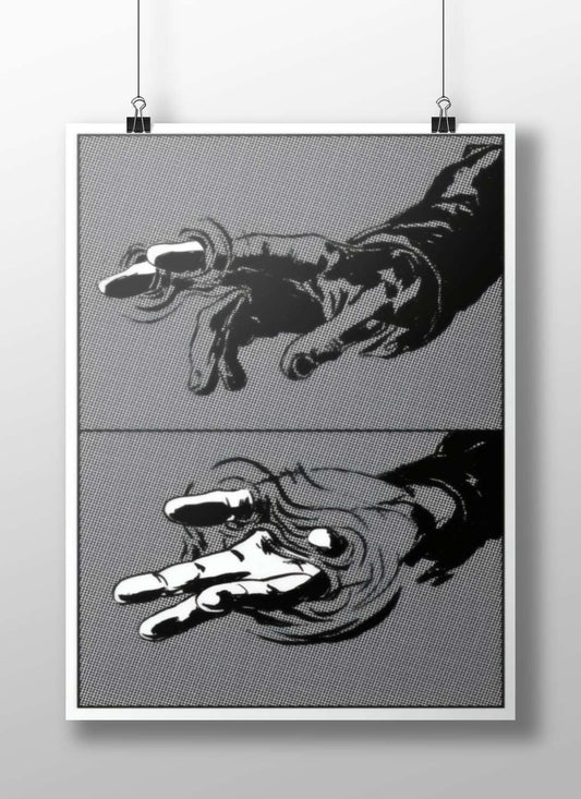 Human hands Main Subject: Human hands Matte BoizzBoard rigid print — Art wall art India | PosterBoizz
