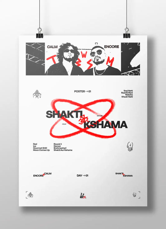 "Shakti Aur Kshama" - Calm & Encore Art Print