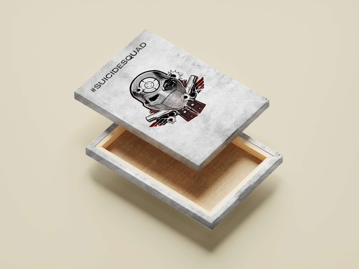 Deadshot from DC Comics' Suicide Squad franchise. Deadshot - Vengeful Assassin Poster
