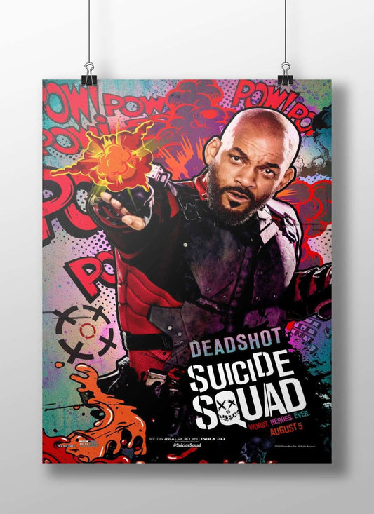 Deadshot from Suicide Squad franchise Deadshot - Vengeful Pop Art Poster