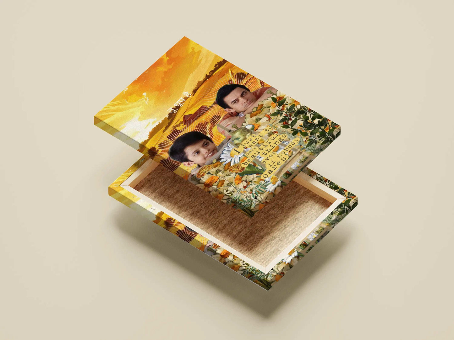 Taare Zameen Par Poster – “तू धूप है” Aesthetic Collage Wall Art | Aamir Khan, Ishaan | Motivational & Emotional Bollywood Print