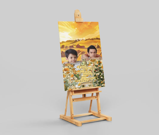 Taare Zameen Par Poster – “तू धूप है” Aesthetic Collage Wall Art | Aamir Khan, Ishaan | Motivational & Emotional Bollywood Print