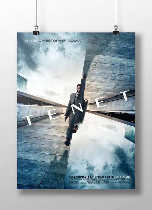 Tenet (the film by Christopher Nolan) Tenet - Blueprint Poster
