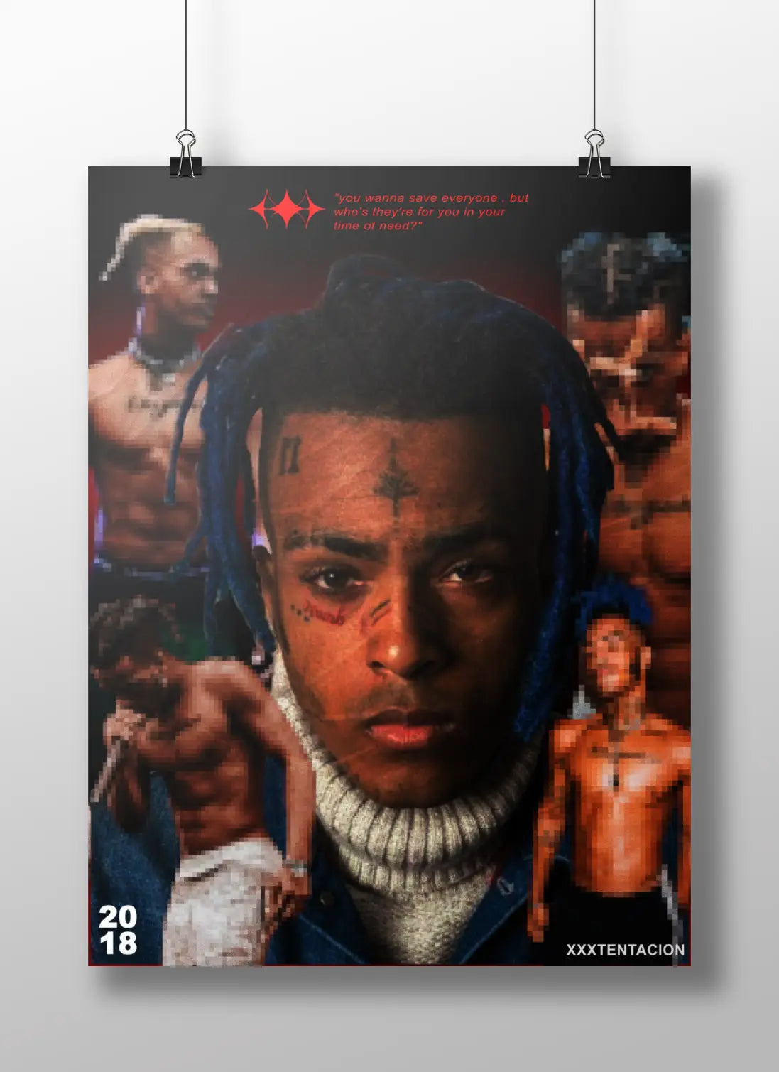 XXXTENTACION – Save Everyone (2018 Tribute Poster)