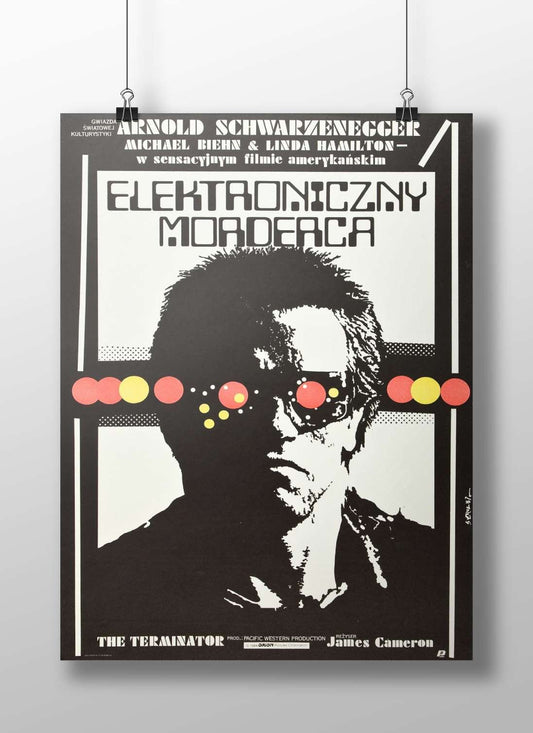 The Terminator franchise (specifically the 1984 film) T-800 - Cyberpunk Icon Poster
