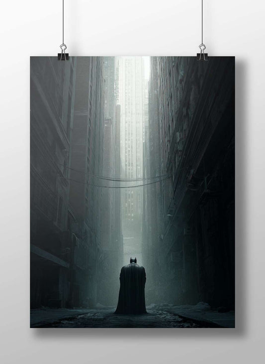 Batman (DC Comics franchise) Main Subject: Batman (DC Comics franchise) Matte BoizzBoard rigid print — Superhero wall art