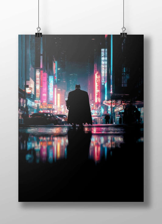 Batman (DC Comics franchise) Main Subject: Batman (DC Comics franchise) Matte BoizzBoard rigid print — Superhero wall art