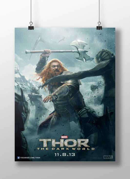 Thor from Marvel's *Thor: The Dark World* (2013 film) Thor - The Dark World Poster