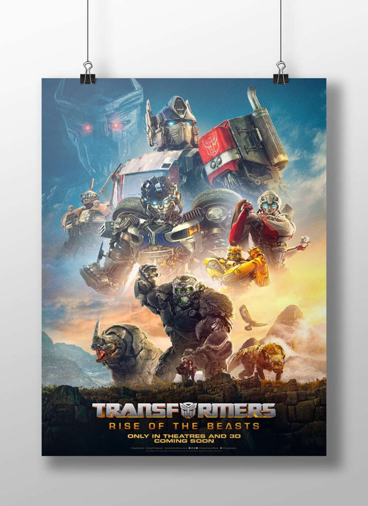 Transformers: Rise of the Beasts Optimus Prime - Cybernetic Guardian Poster