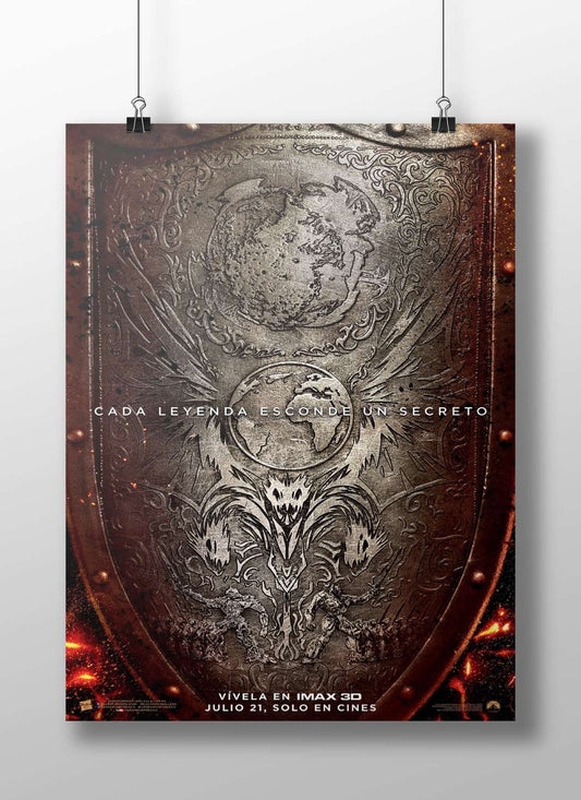 Transformers franchise (confirmed by "TRANSFORMERSLAPELICULA.COM.MX" in OCR text) Optimus Prime - Cybernetic Guardian Poster