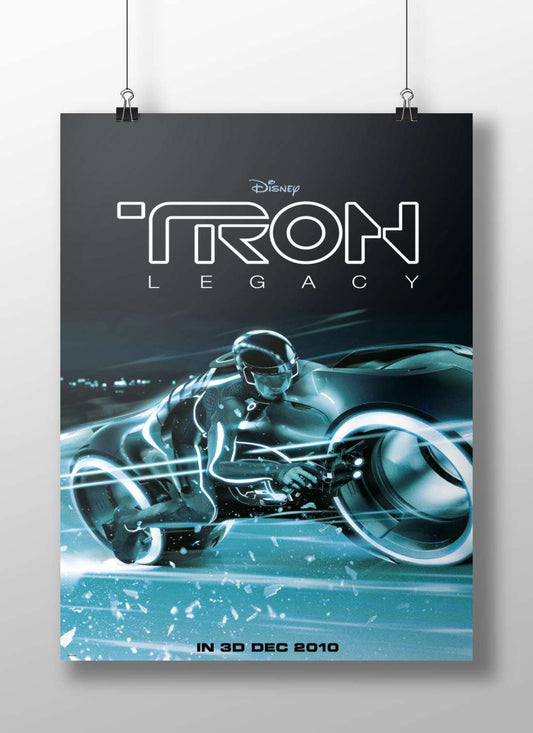 TRON: Legacy (a Disney franchise) Kevin Flynn - Iconic Tron Legacy Poster