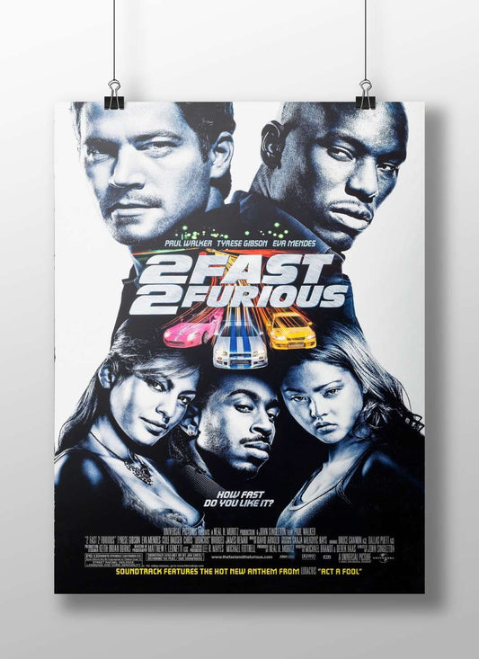 2 Fast 2 Furious (movie title, part of the Fast & Furious franchise) 2 Fast