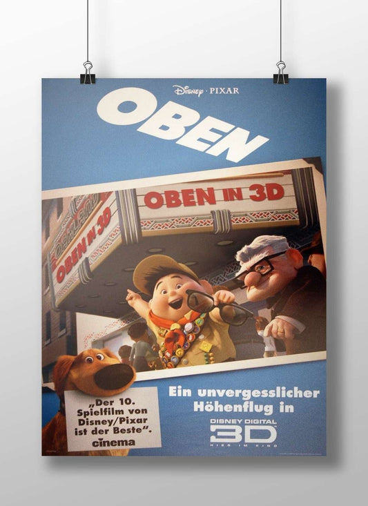 Up (Disney/Pixar film) Carl Fredricksen - Adventure Begins Poster