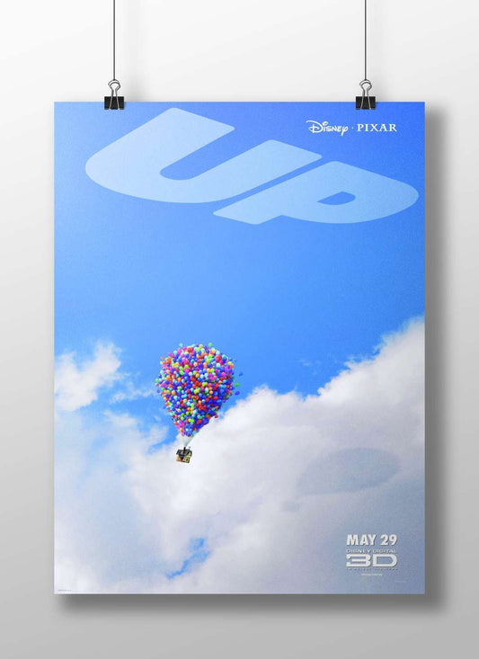 Disney-Pixar's animated film "Up" Carl Fredricksen - Adventure Starts Here Poster